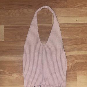 Light Pink Halter Top